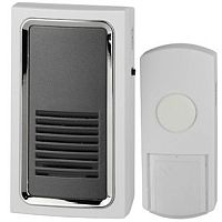 Звонок беспроводной от сети Эра (C96) 6 мелодий бело-черный картинка 